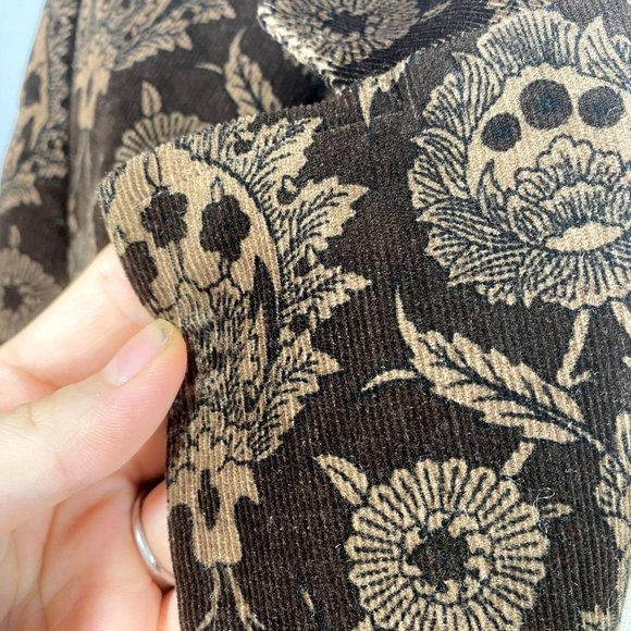 Willi Smith Brown Corduroy Two-Button Blazer Sz 14 - Picture 5 of 11